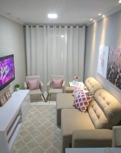 erros comuns decorar sala simples