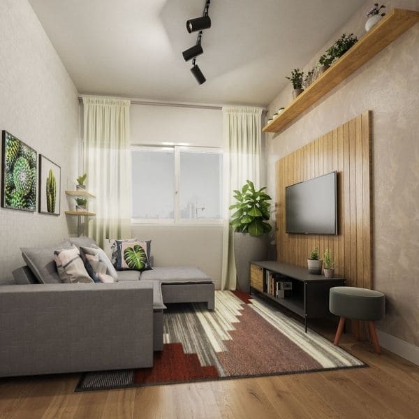 erros comuns decorar sala simples