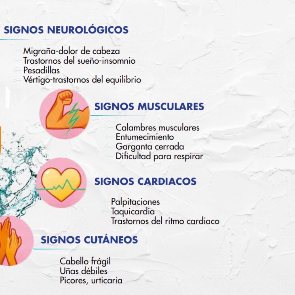 sintomas de falta de magnésio