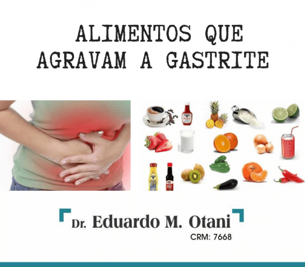 sintomas de gastrite o que não comer