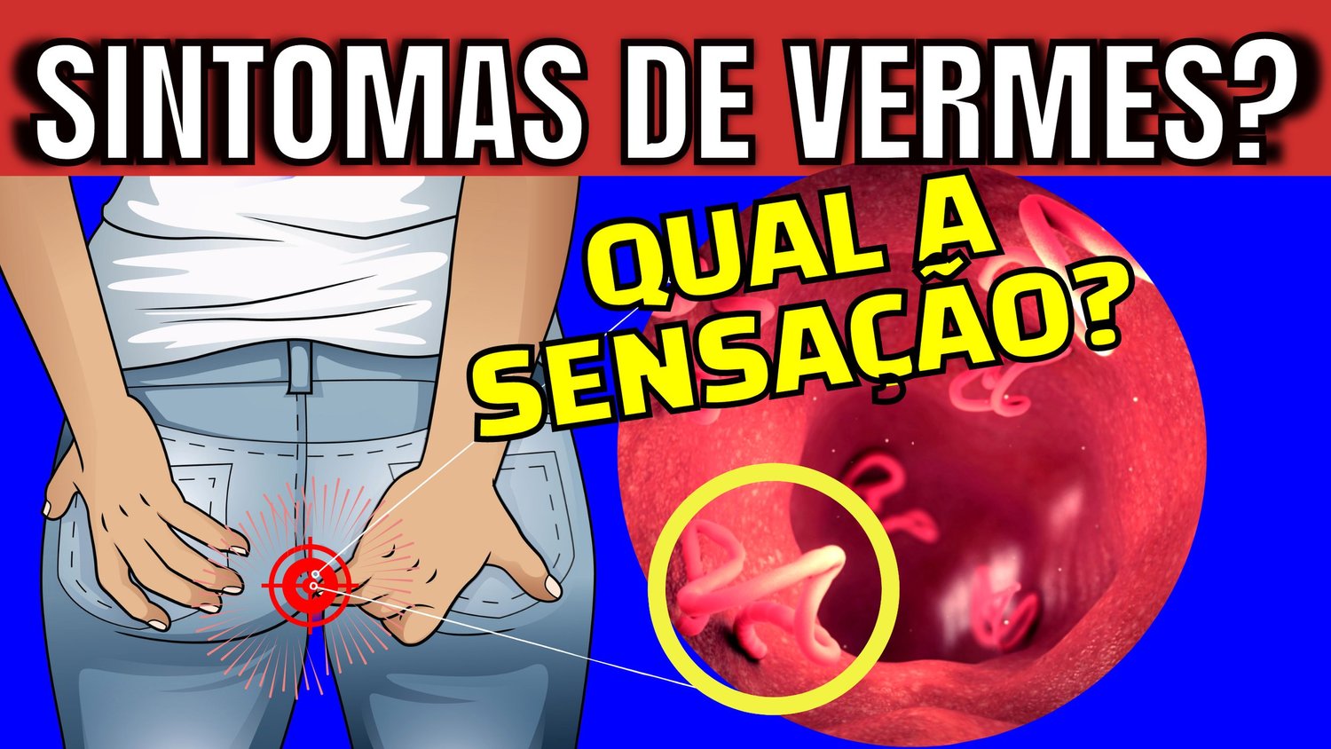 sintomas de verme no corpo