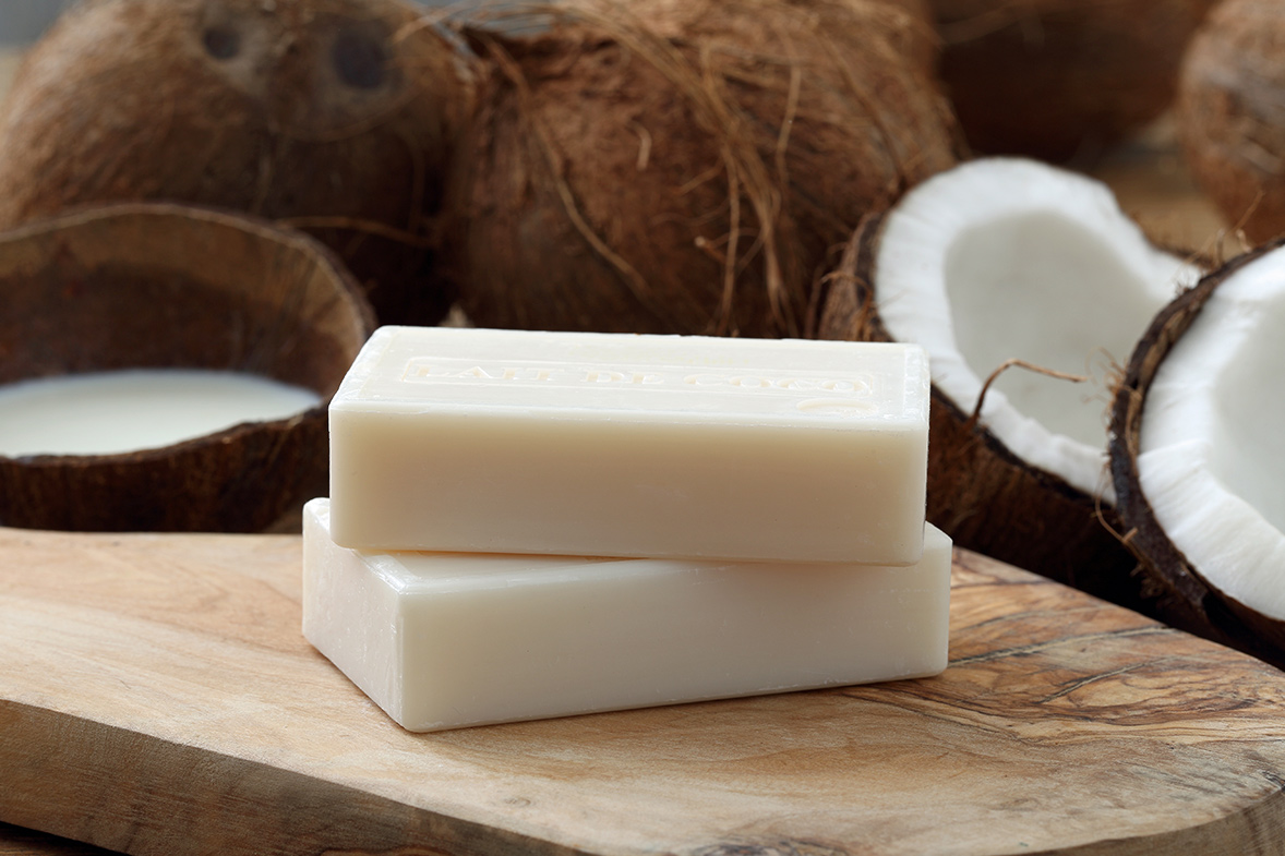 solução de sabão de coco