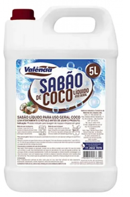 Sabão de coco para limpeza de superfícies delicadas