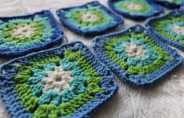 erros comuns ao fazer squares de croche iniciantes