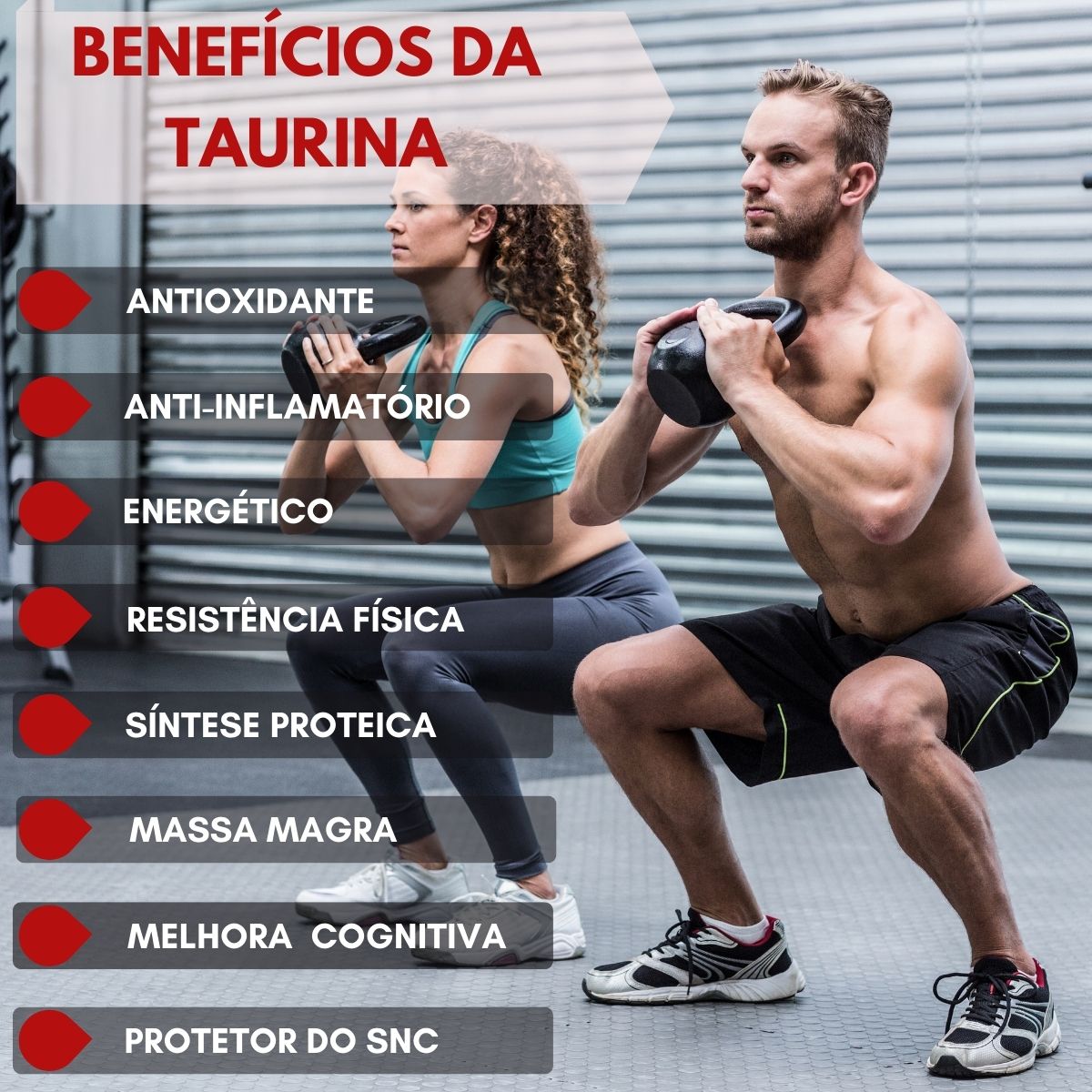 Taurina para atletas: Mitos e verdades