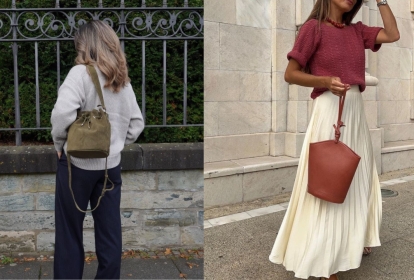 5 looks incríveis com bolsa bucket 2026