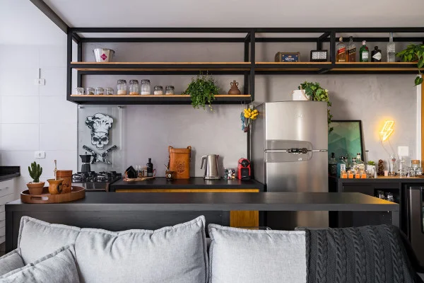 custo de projeto cozinha sem armários superiores