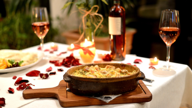 tipo de jantar romantico