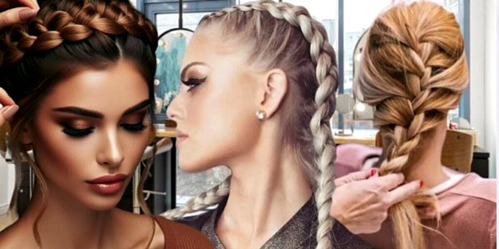 tipos de tranças para rosto redondo