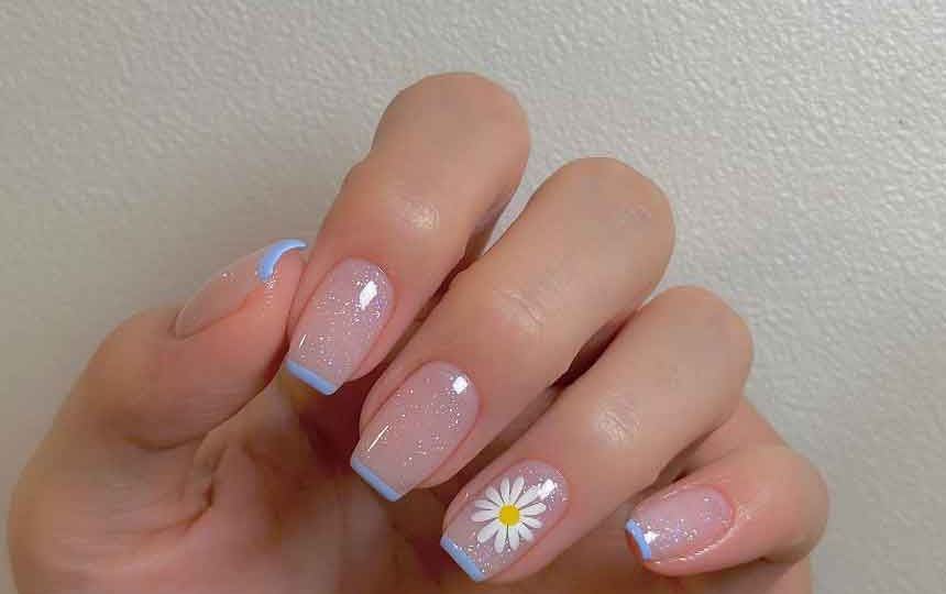 unha branca cintilante mancha como evitar