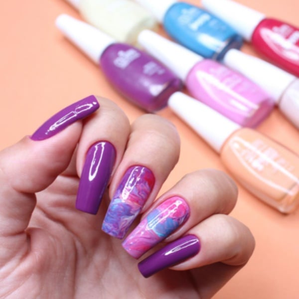 ideias de unha decorada 2 dedos para arrasar