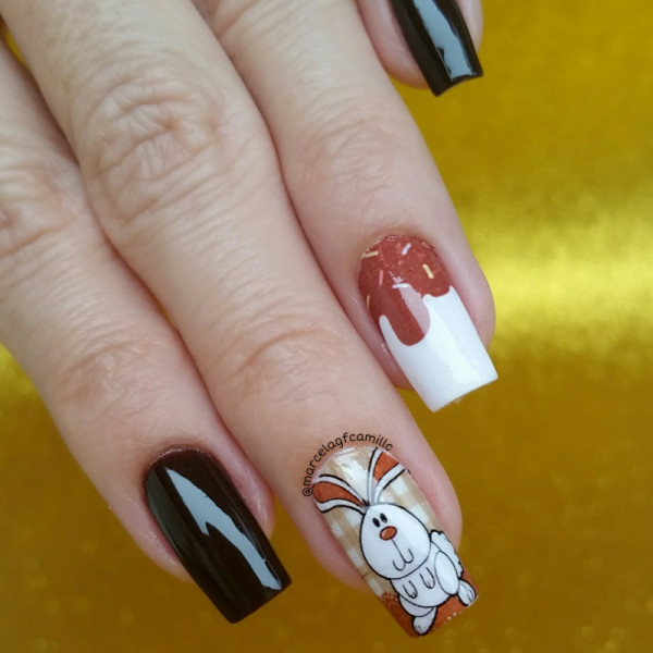 unhas de páscoa postiças ou esmalte em gel qual o melhor