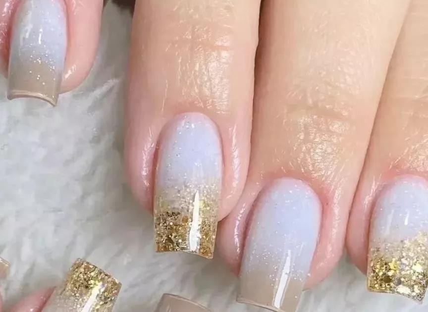 tutorial unha renda com glitter encapsulada passo a passo