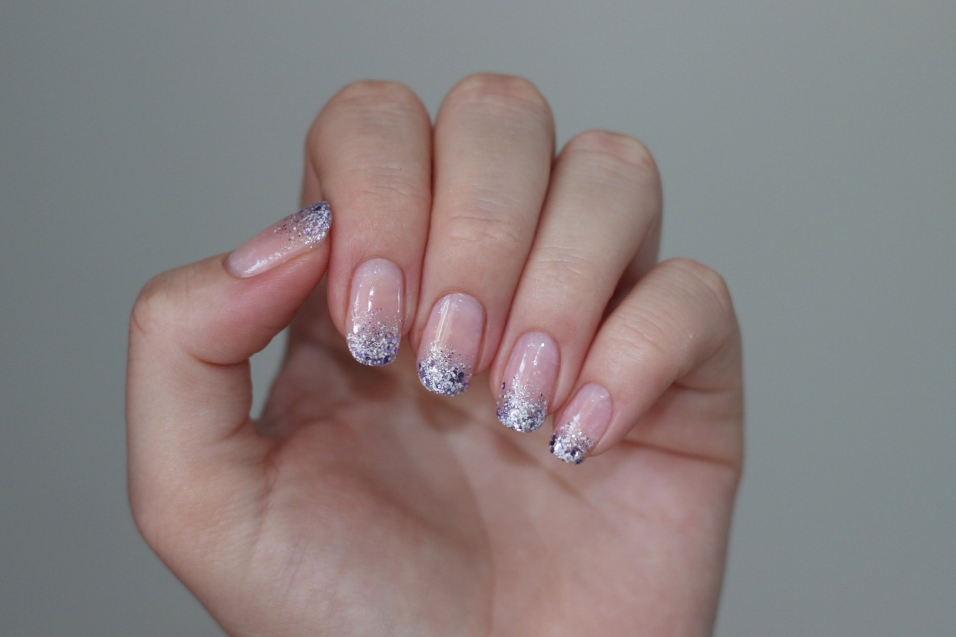 unhas de gel para natal e ano novo