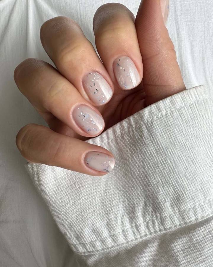 ideias unhas gel simples elegantes
