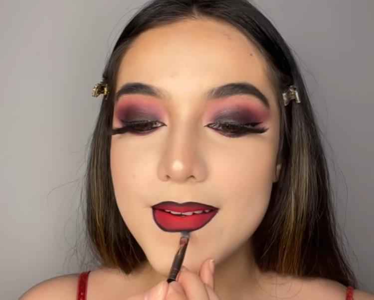 ideias maquiagem vampira halloween