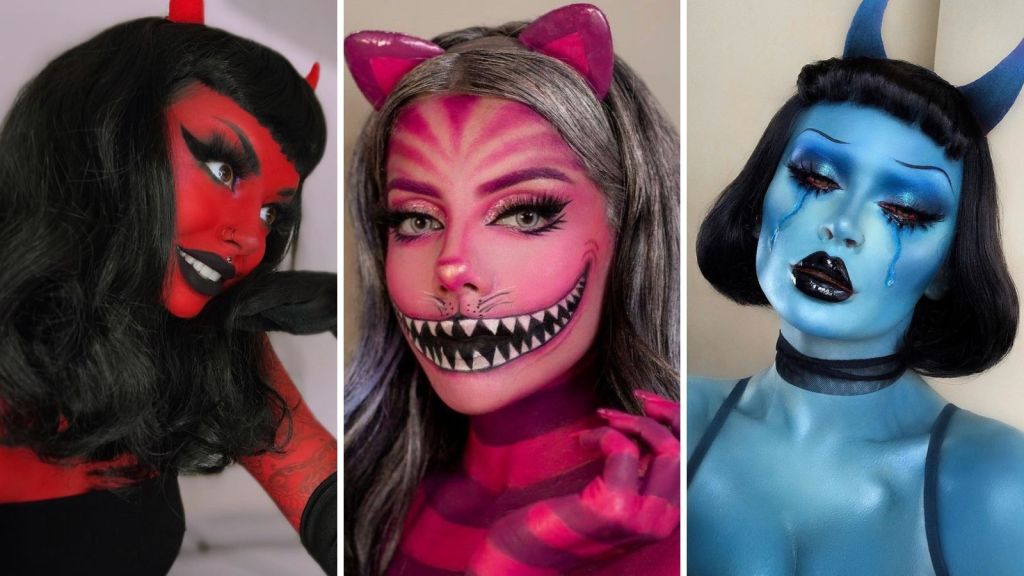 maquiagem vampira clássica vs moderna