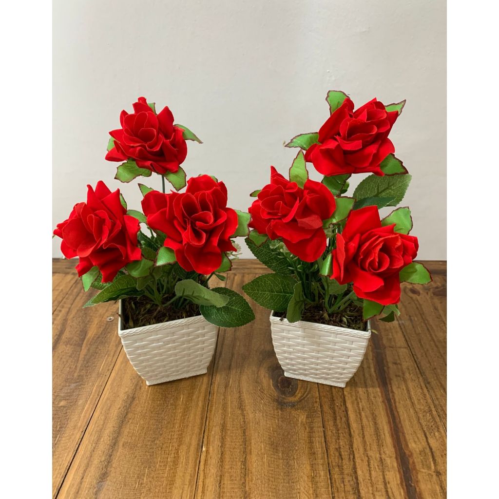 vaso de rosas para presente