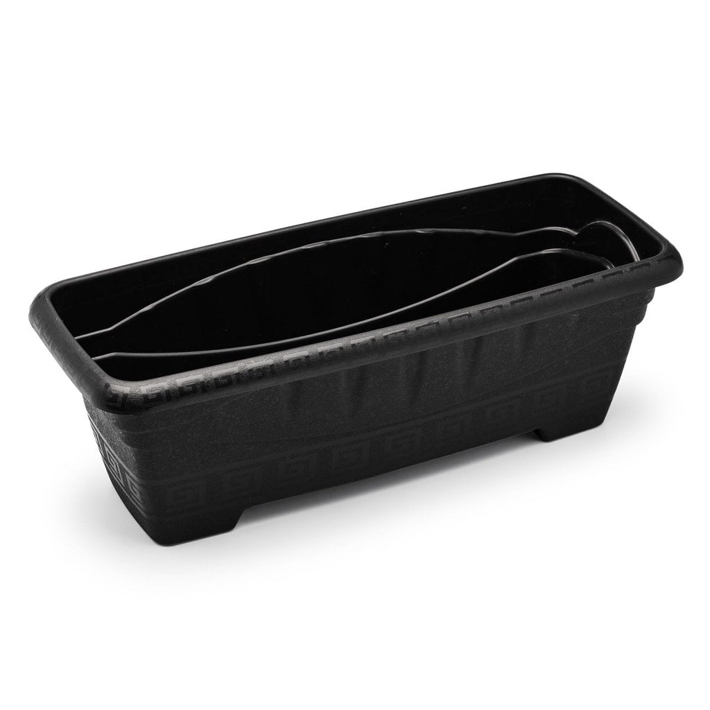 Vaso retangular de cerâmica