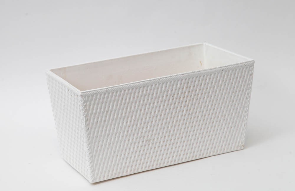 Vaso retangular para suculentas