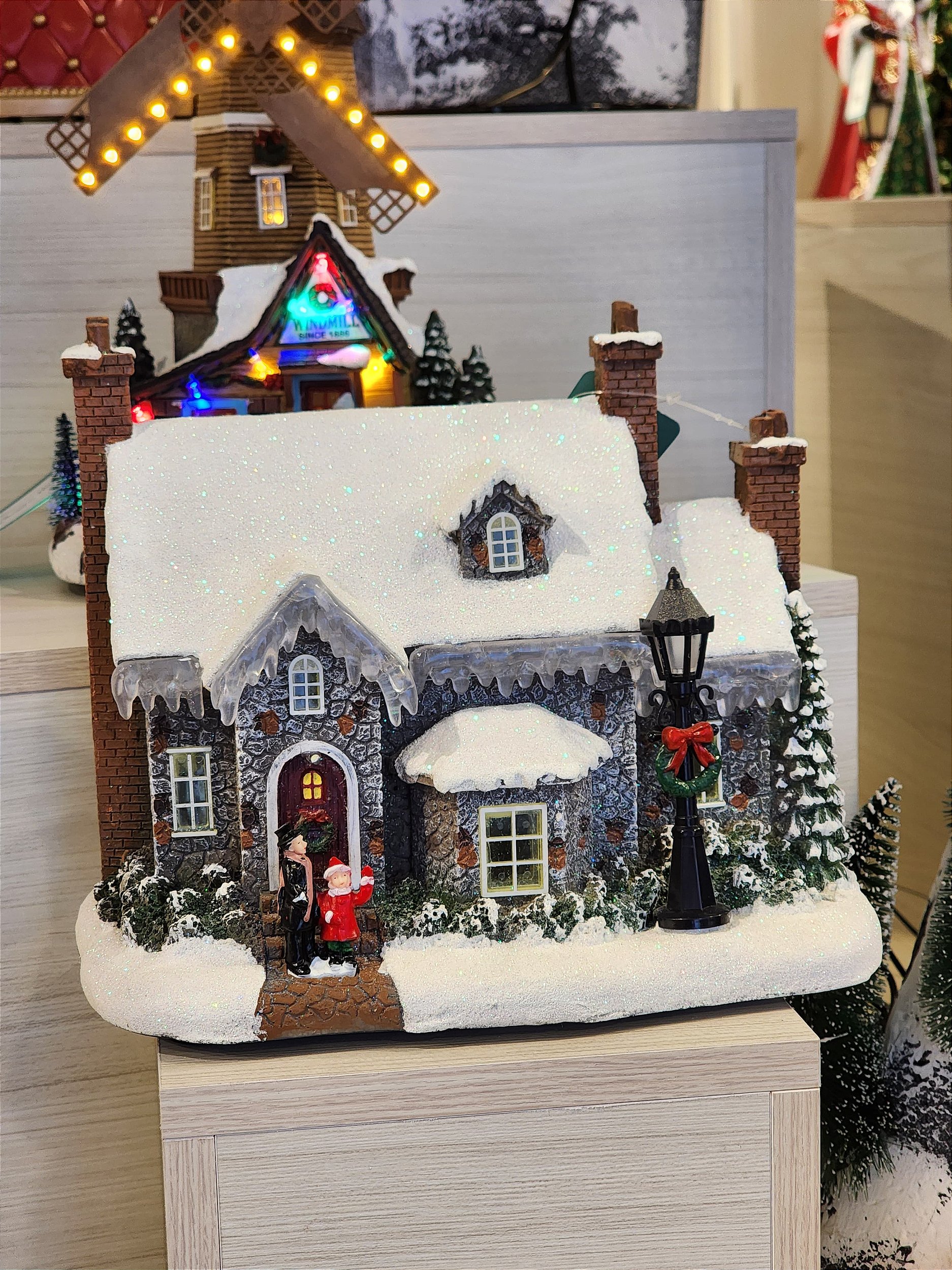 ideias criativas vila natalina simples