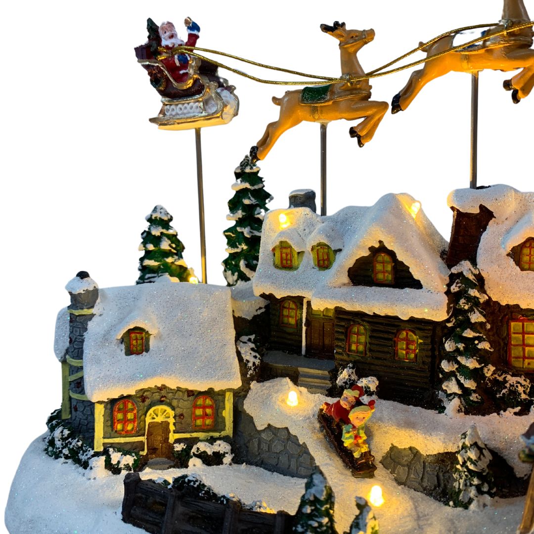 vila natalina pronta ou artesanal qual melhor