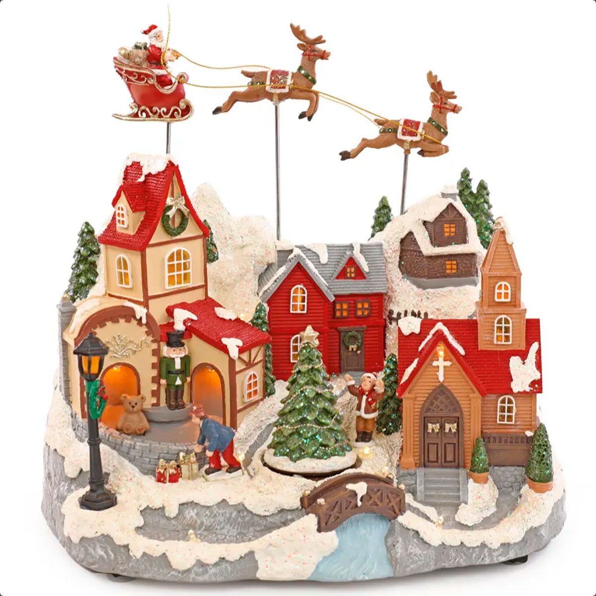 vila natalina pronta ou artesanal qual melhor