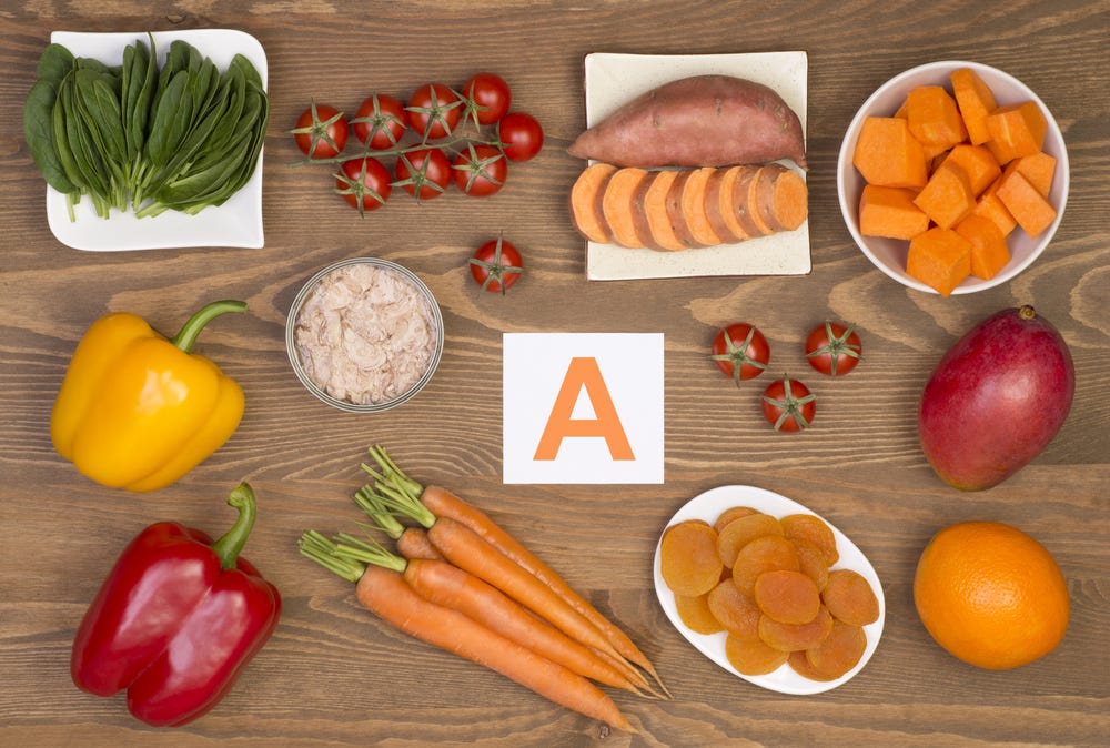 fontes de vitamina a