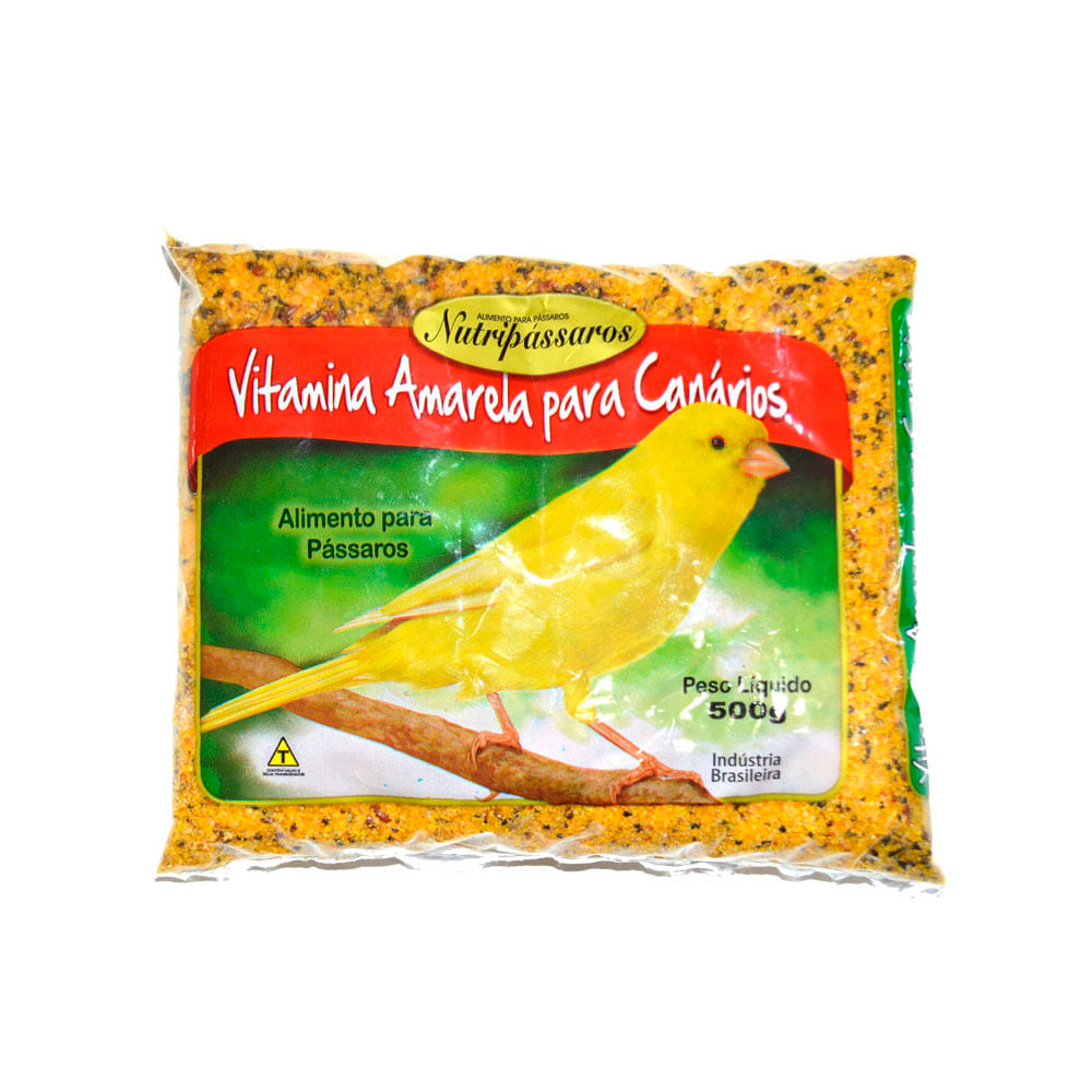 vitamina amarela para pássaros