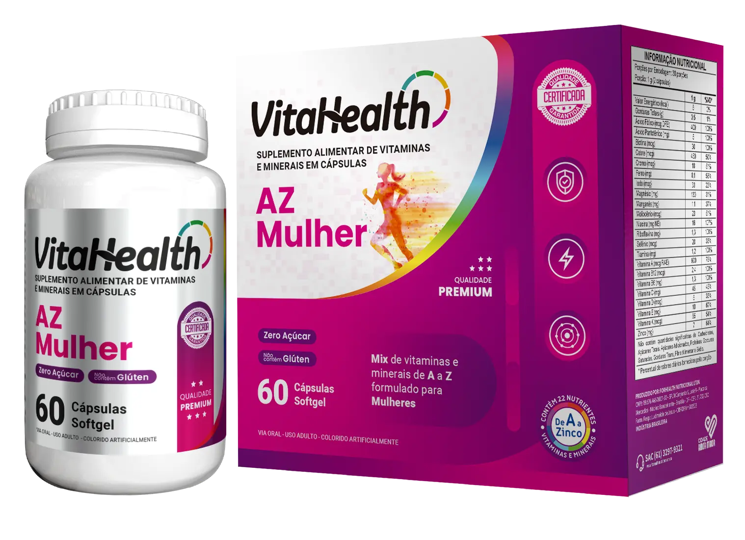 vitamina a z composição