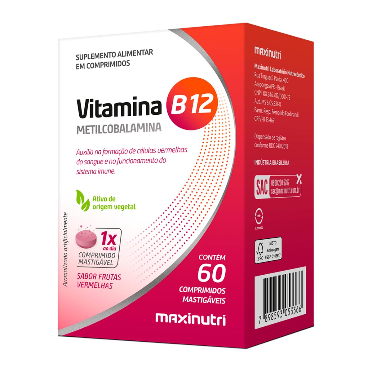 vitamina b12 maxinutri metilcobalamina
