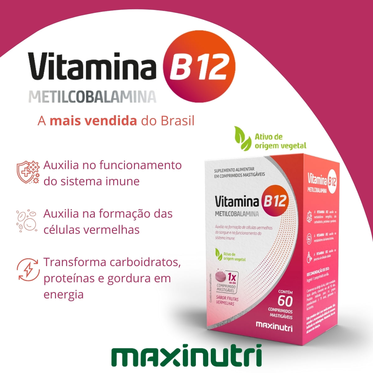 vitamina b12 maxinutri engorda