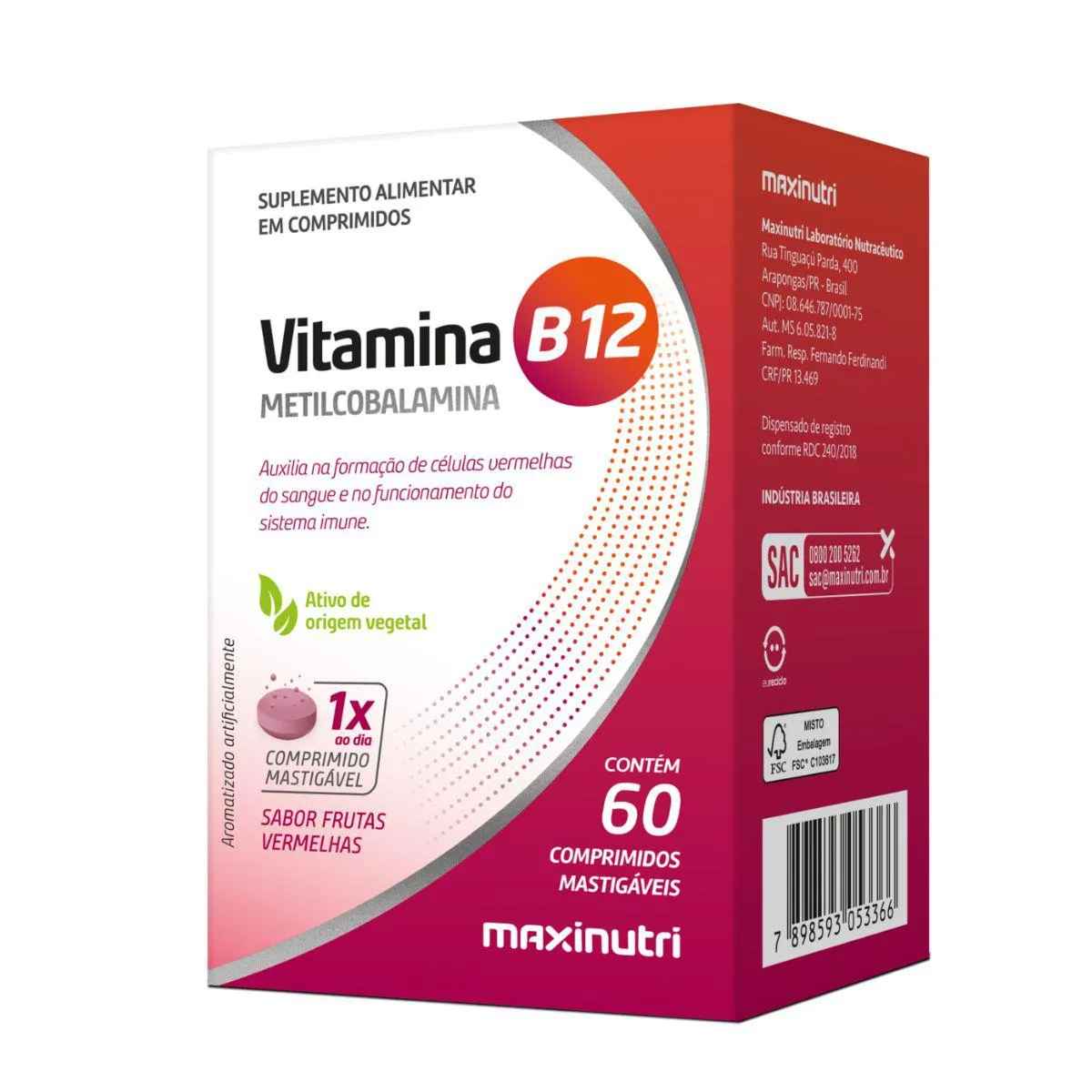 melhor vitamina b12 custo benefício
