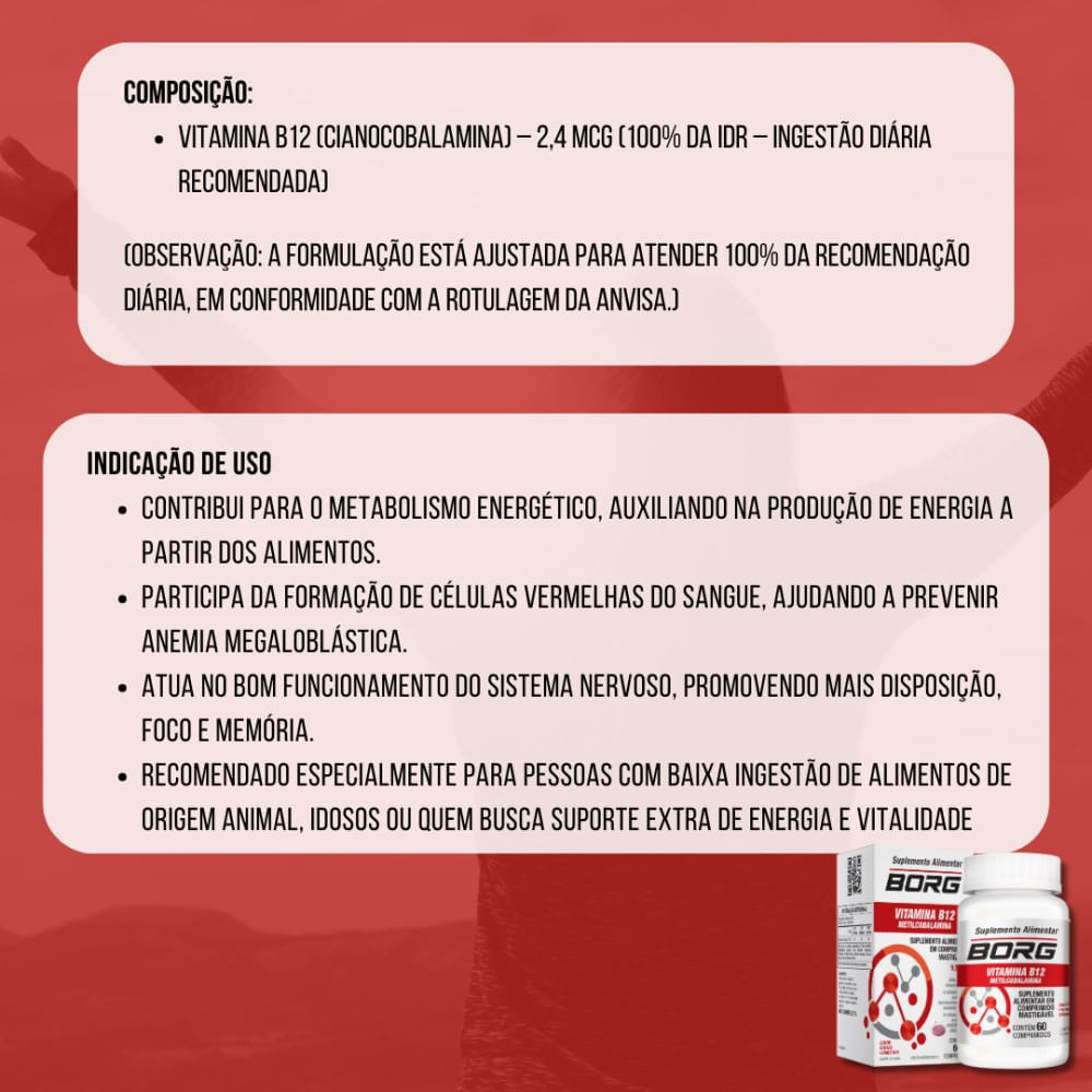 vitamina b12 tem contra indicação