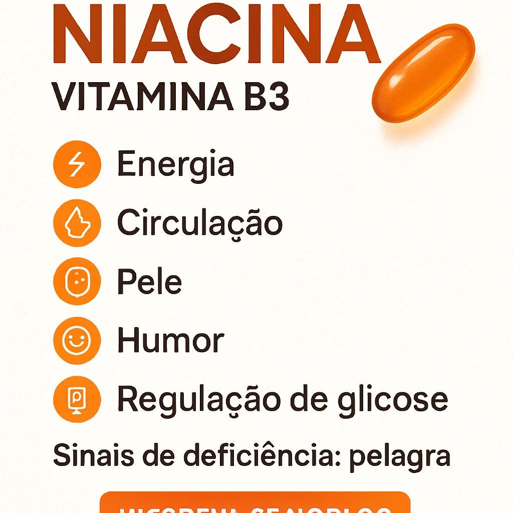 vitamina b3 para que serve