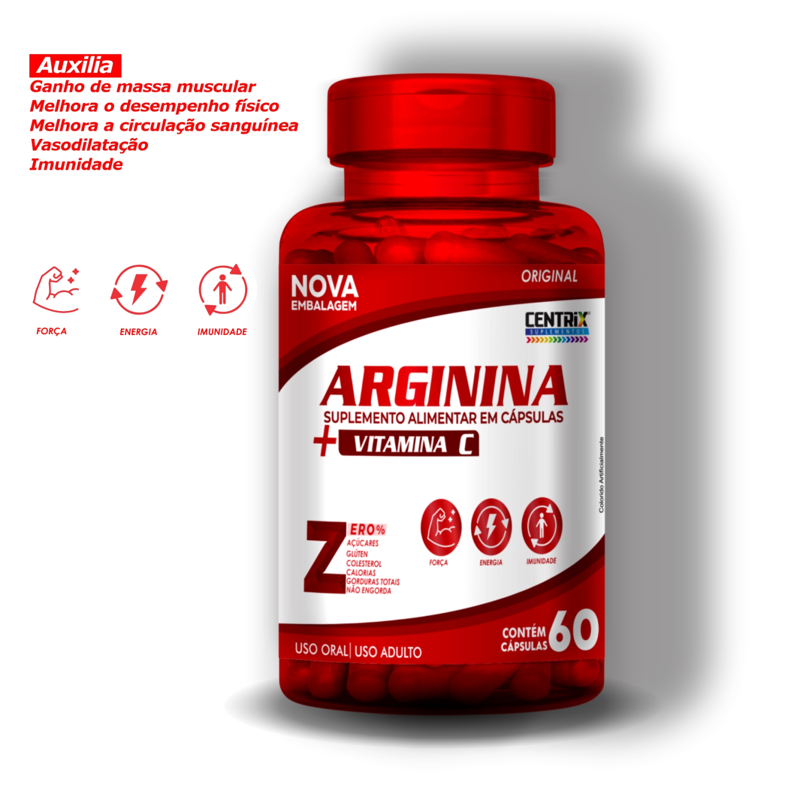vitamina c + arginina