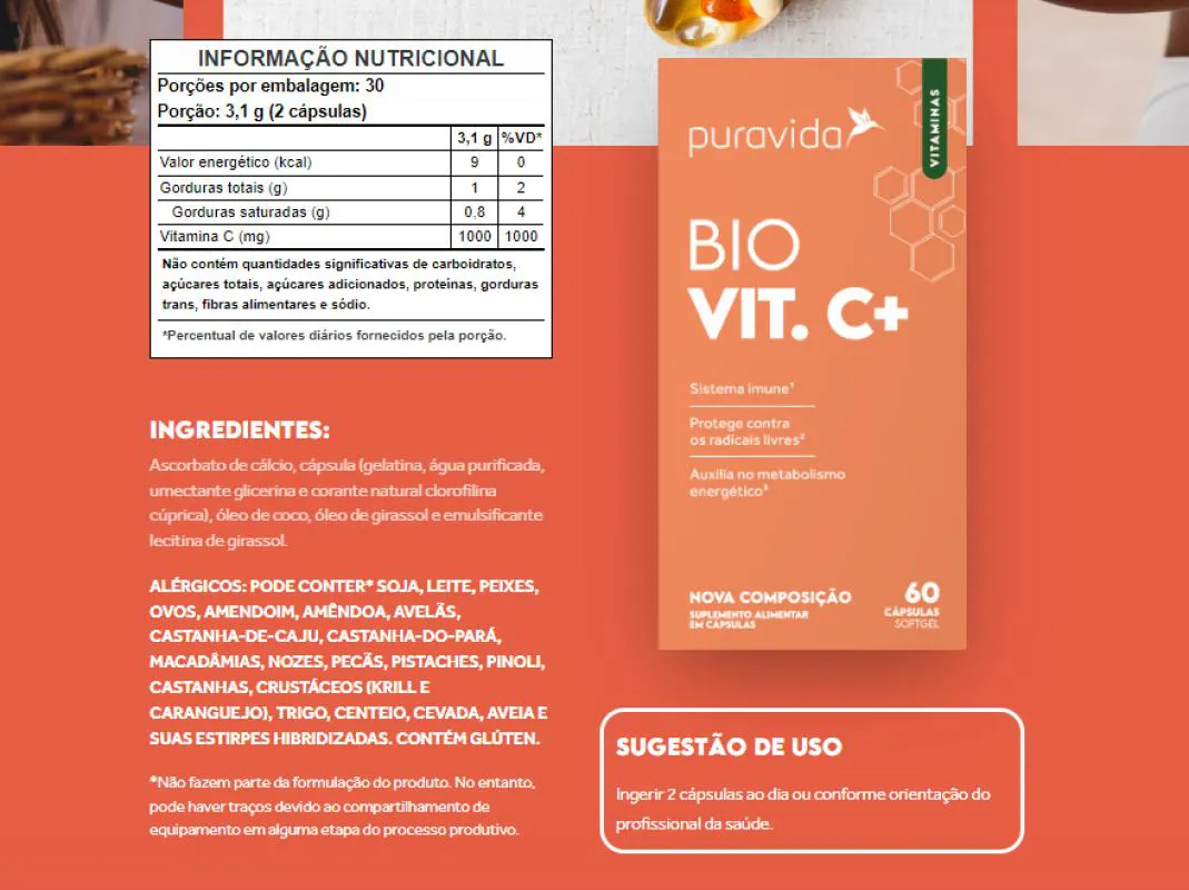 Guia Completo: Vitamina C Puravida Bio Vit C+ - Benefícios