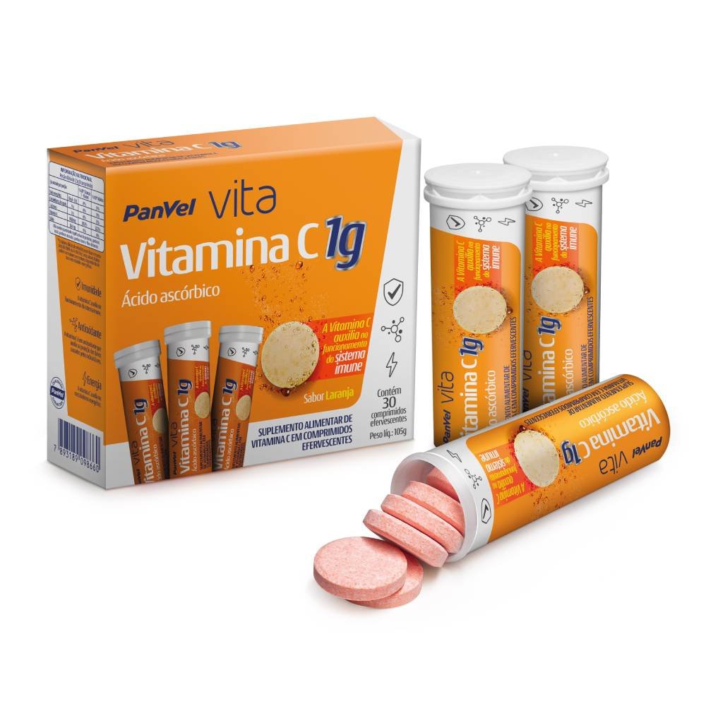 vitamina c que dissolve na água