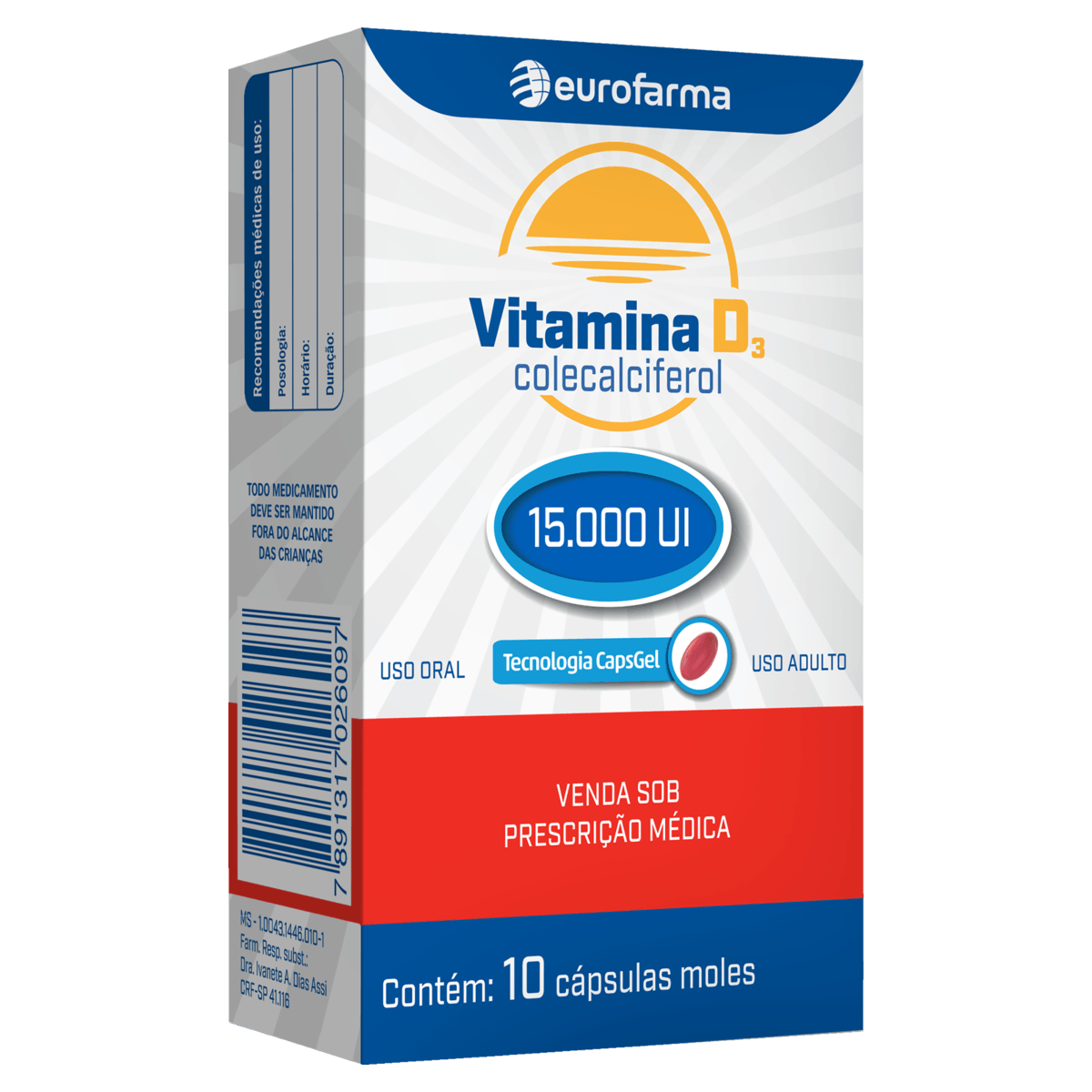Vitamina D 15000 UI por semana