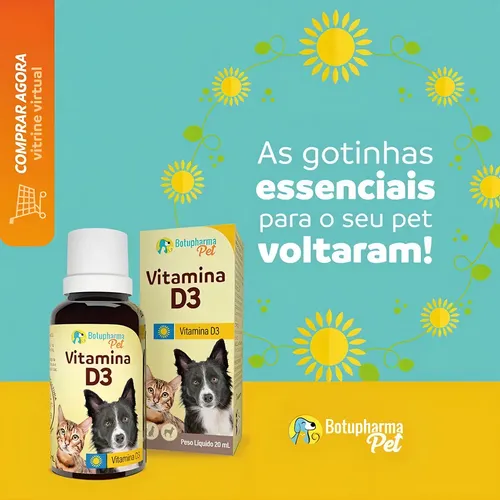 vitamina d para cachorro