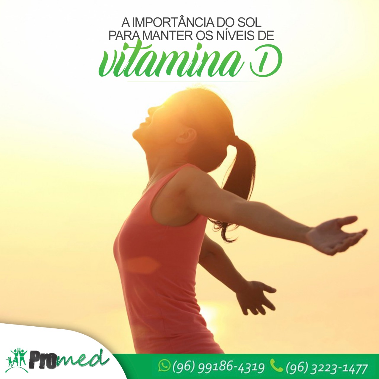 5 ideias de títulos:
1. Vitamina D: O Guia Completo para Entender seus Benefícios e Fontes.
2. Os Perigos da Deficiência de Vitamina D e Como Evitá-la.
3. Melhor Horário para Tomar Sol e Maximizar a Produção de Vitamina D.
4. Vitamina D na Alimentação: Quais Alimentos São Ricos Nesse Nutriente?
5. Suplementação de Vitamina D: Quando é Necessária e Como Escolher?