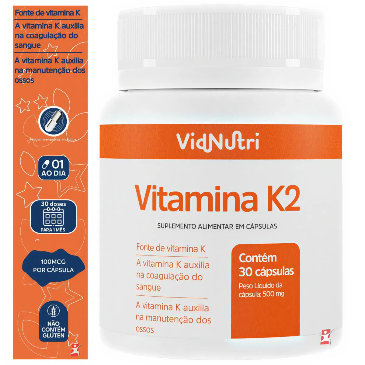 vitamina k2 dose diária recomendada
