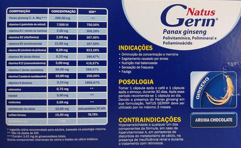 Natus Gerin composição