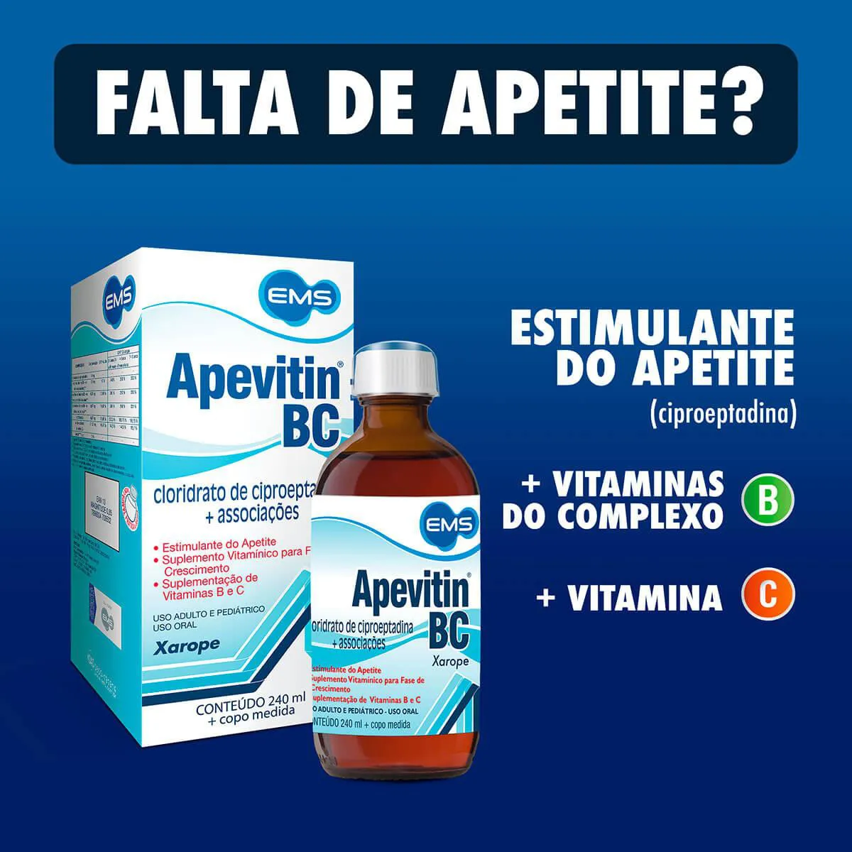 suplemento para abrir o apetite