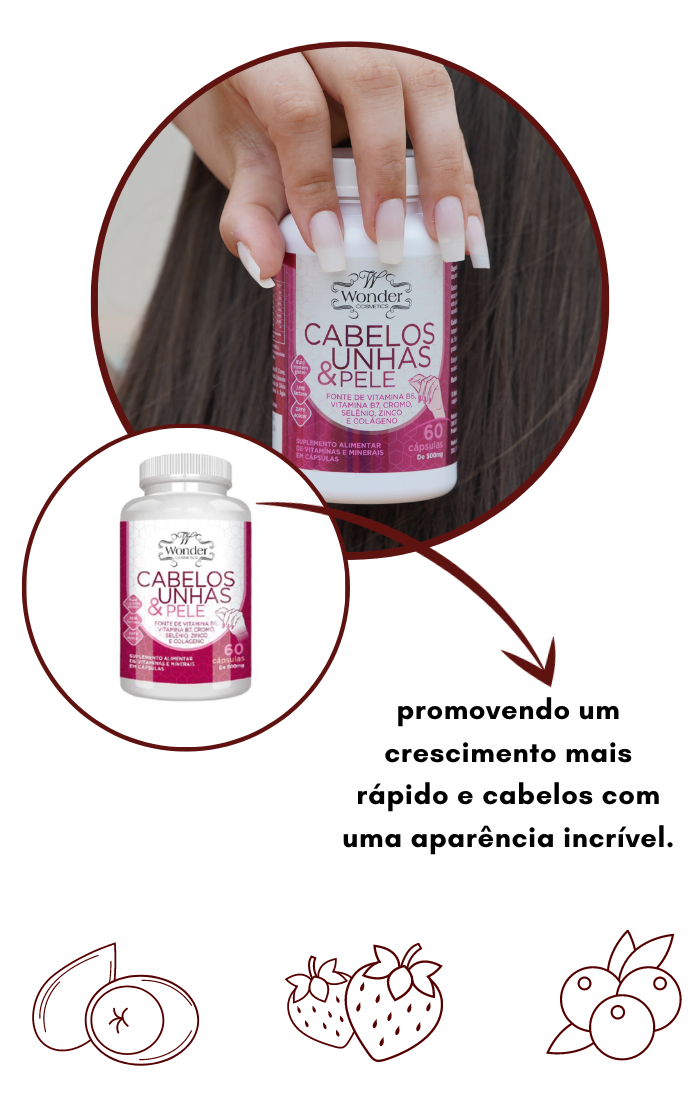 vitamina para fortalecer as unhas e cabelos
