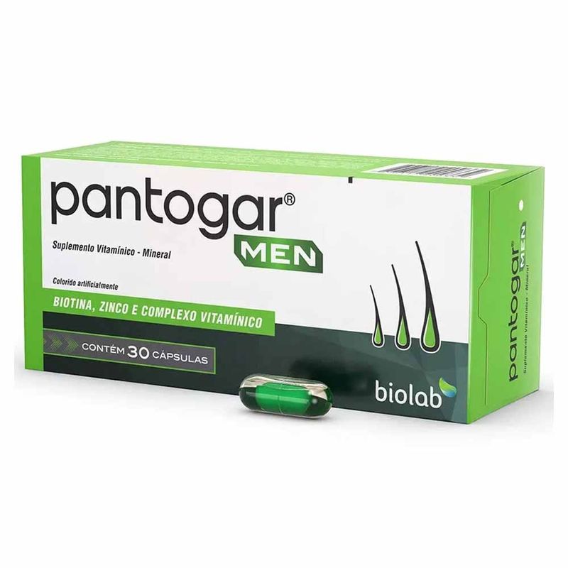 melhor vitamina para cabelo masculino